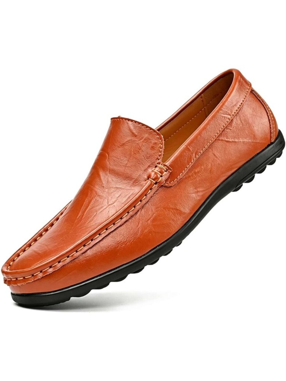 Stylish Men's Genuine Leather Penny Loafers | Comfortable Driving Shoes